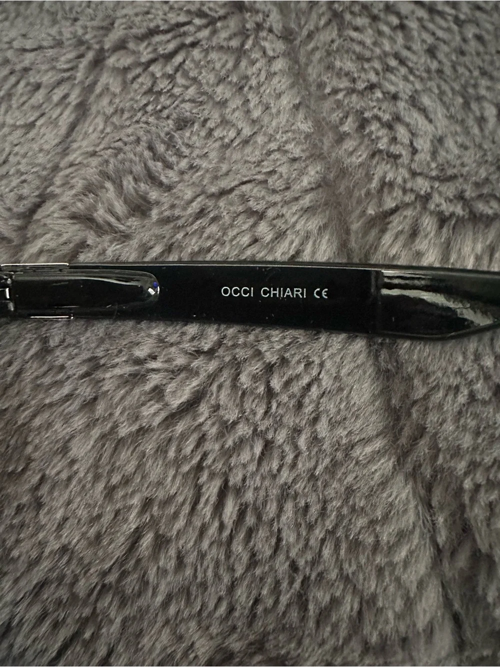 Occi Chiari Black Sunglasses with Red Cleaning Cloth